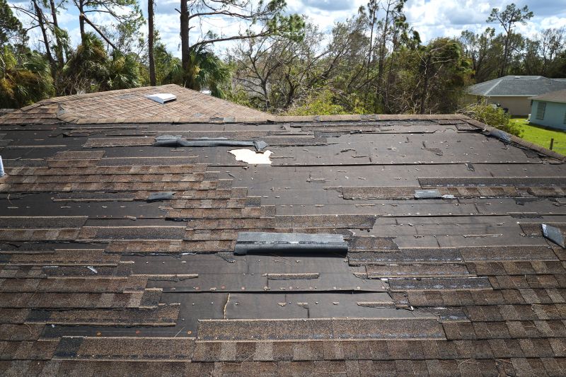 Asphalt Roof Repair - Storm Damage Assessment